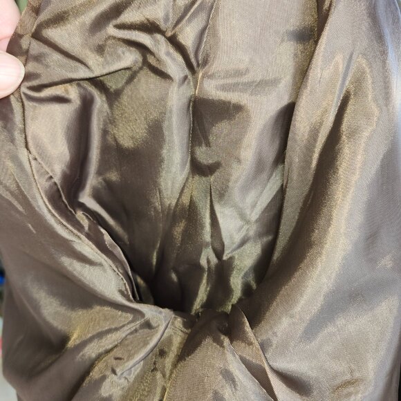 25094/95/96 NWOT White Birch Black Label Faux/Vegan Leather Crop Jacket Brown - Picture 9 of 15